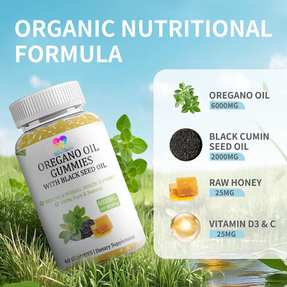 Oil Of Oregano With Black Seed Oil Gummies