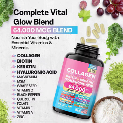Collagen Beauty Vital Glow Blend Supplement
