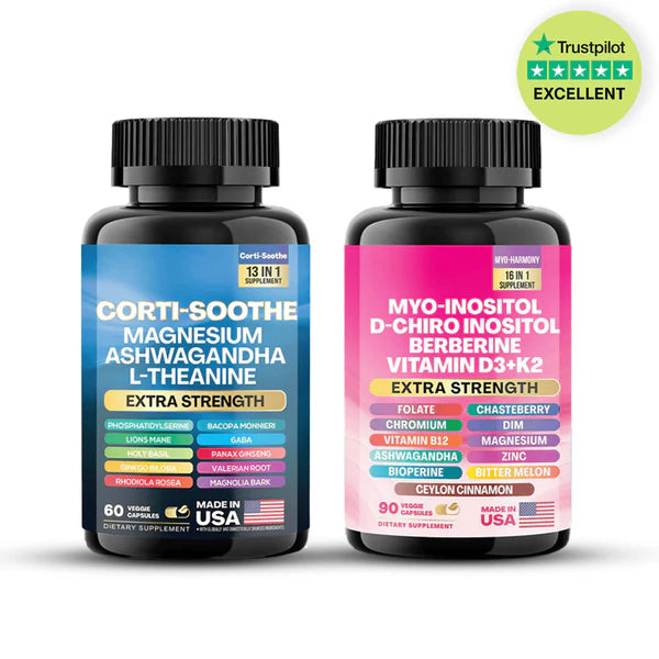 Women's 2-in-1 Corti-Soothe & Myo-Inositol Extra Strength Bundle